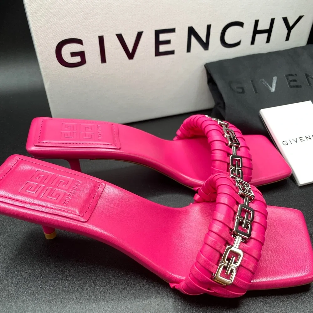 Authentic Women’s G Woven Leather Sandals SIZE 7 NWB - Picture 6 of 11